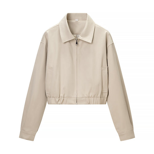 Collar short jacket+short skirt set