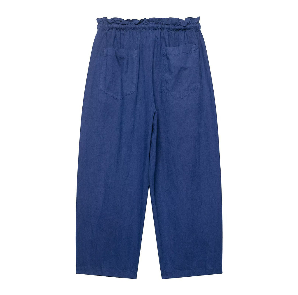 Linen blend shirt+pants set