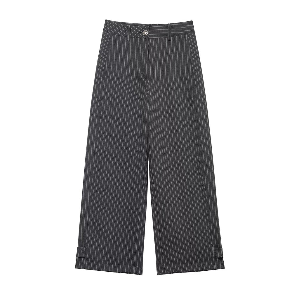 Striped pilot jacket+pants set