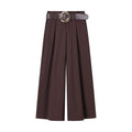 Style New Women's Fashionable Loose Trousers with Belt