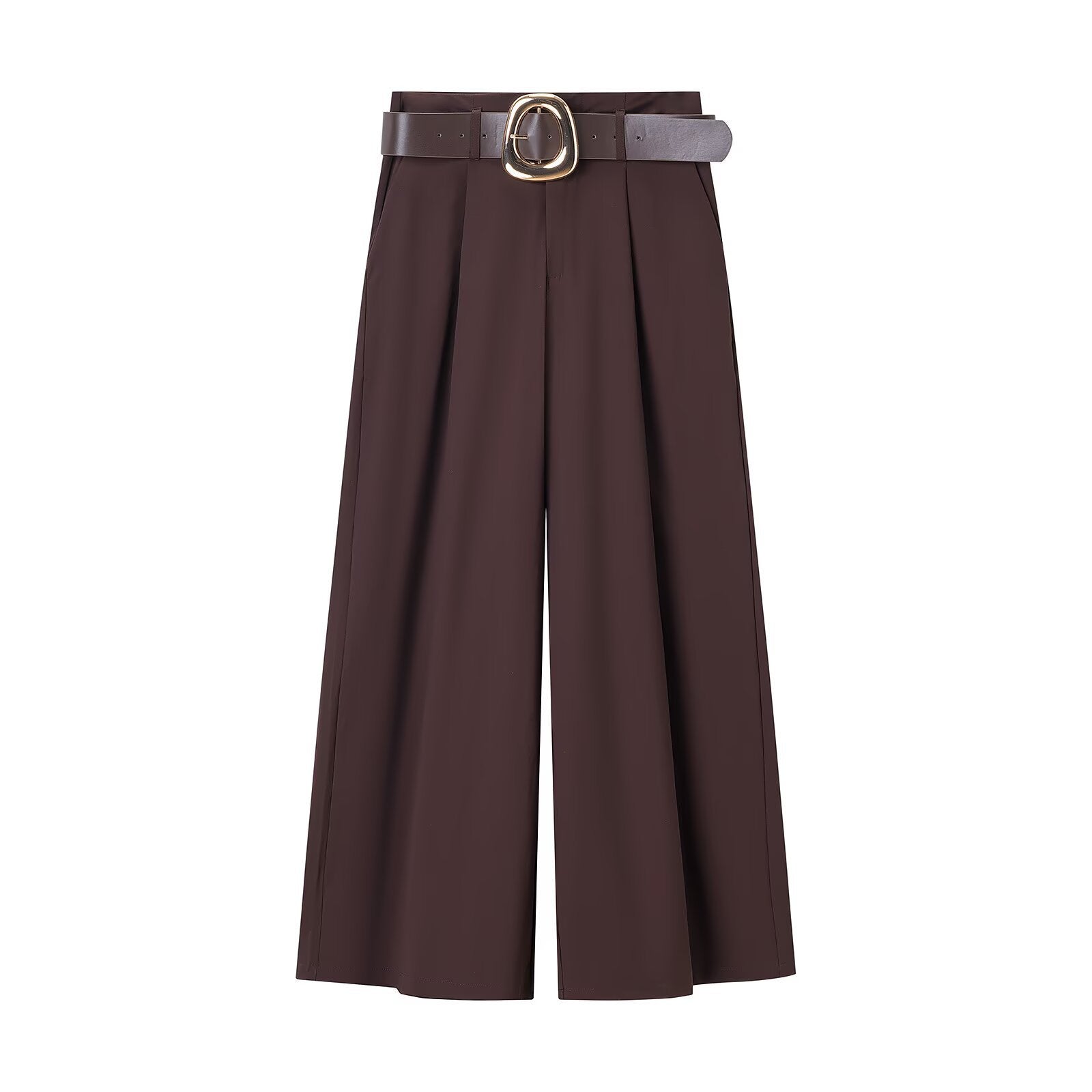 Style New Women's Fashionable Loose Trousers with Belt