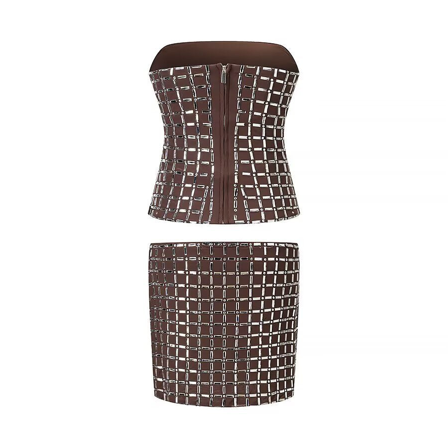 Winter hot stamping set for women's clothing