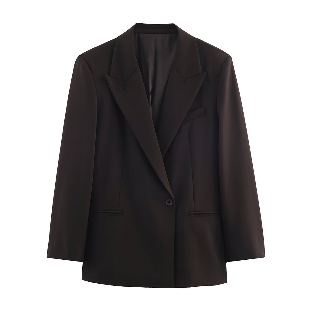 Double breasted suit jacket+balloon pants