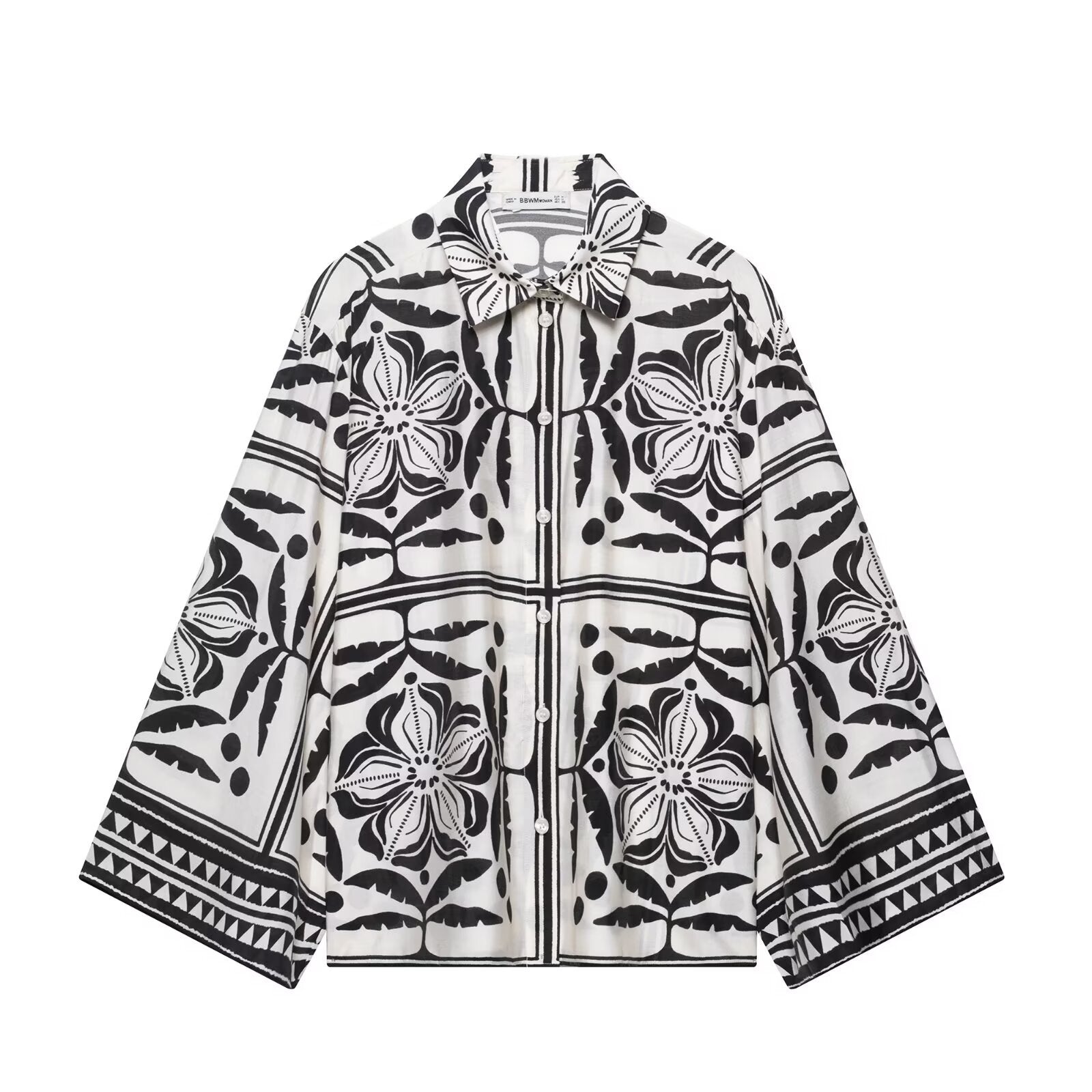 Color blocking shirt top+color blocking pants set for women