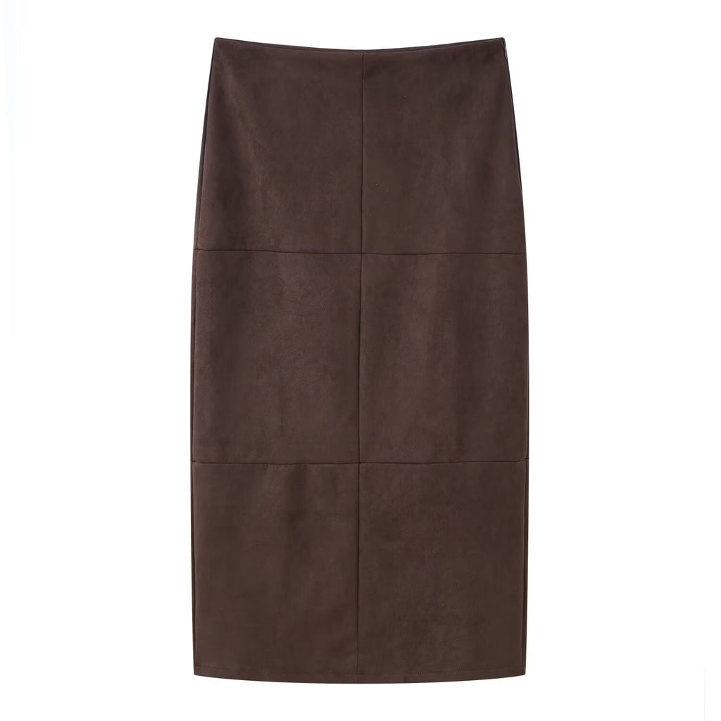 Set of short jacket with collar tie and skirt