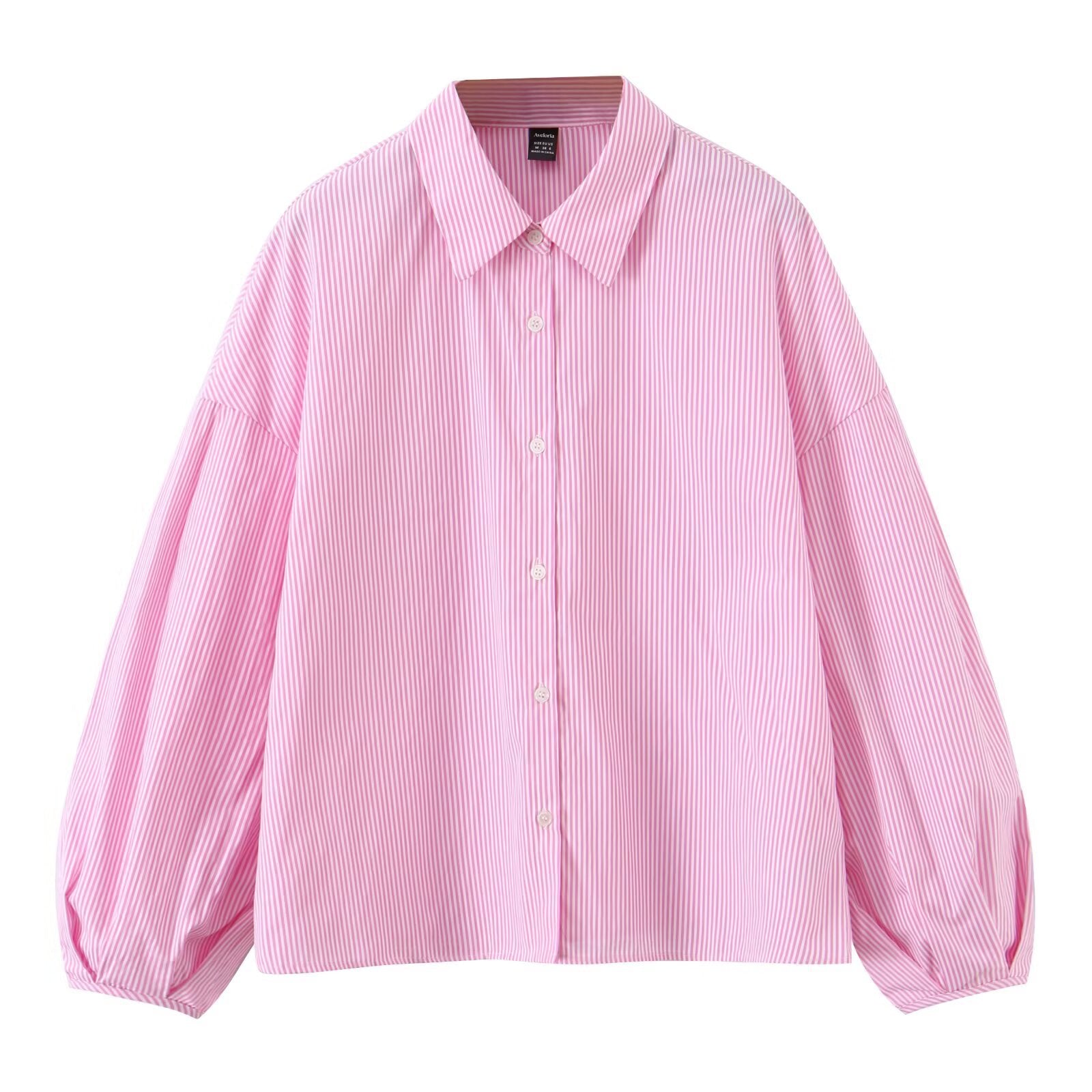 Women's Fashionable Stripe Shirt and Pants Set