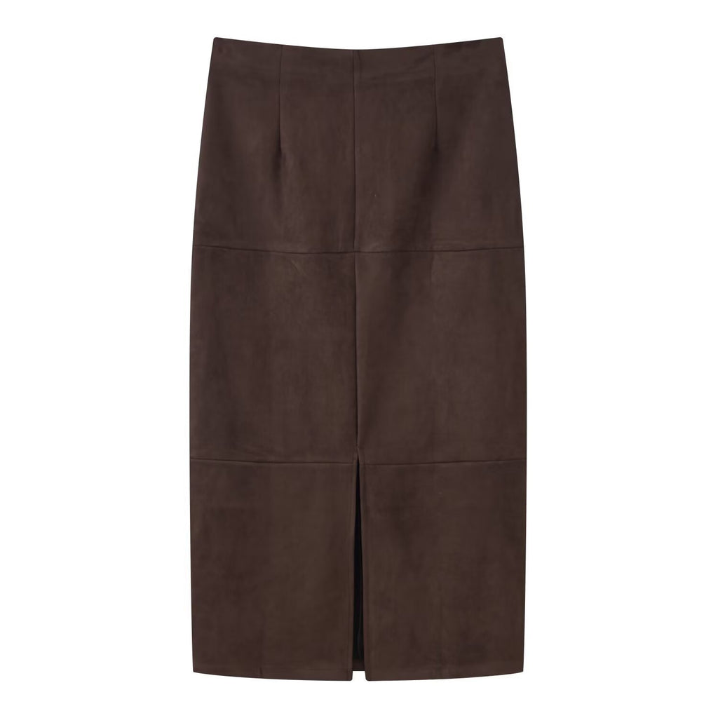 Set of short jacket with collar tie and skirt