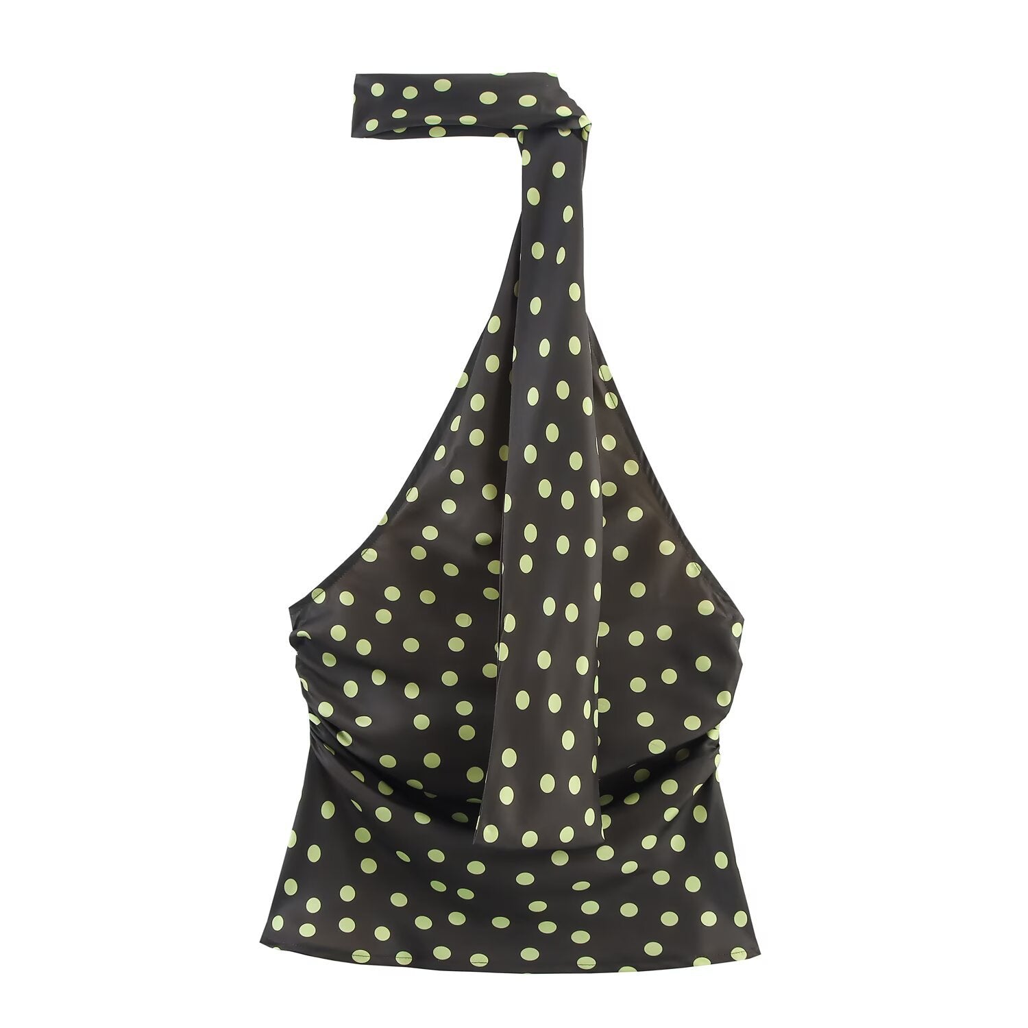 Neck collar top+flared pants set