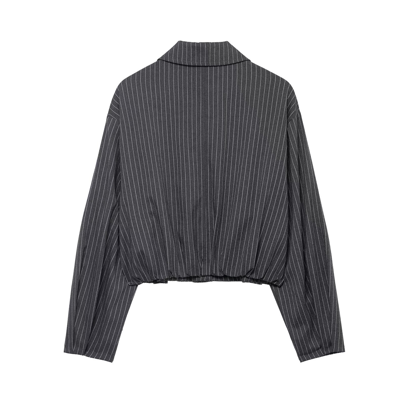 Striped pilot jacket+pants set