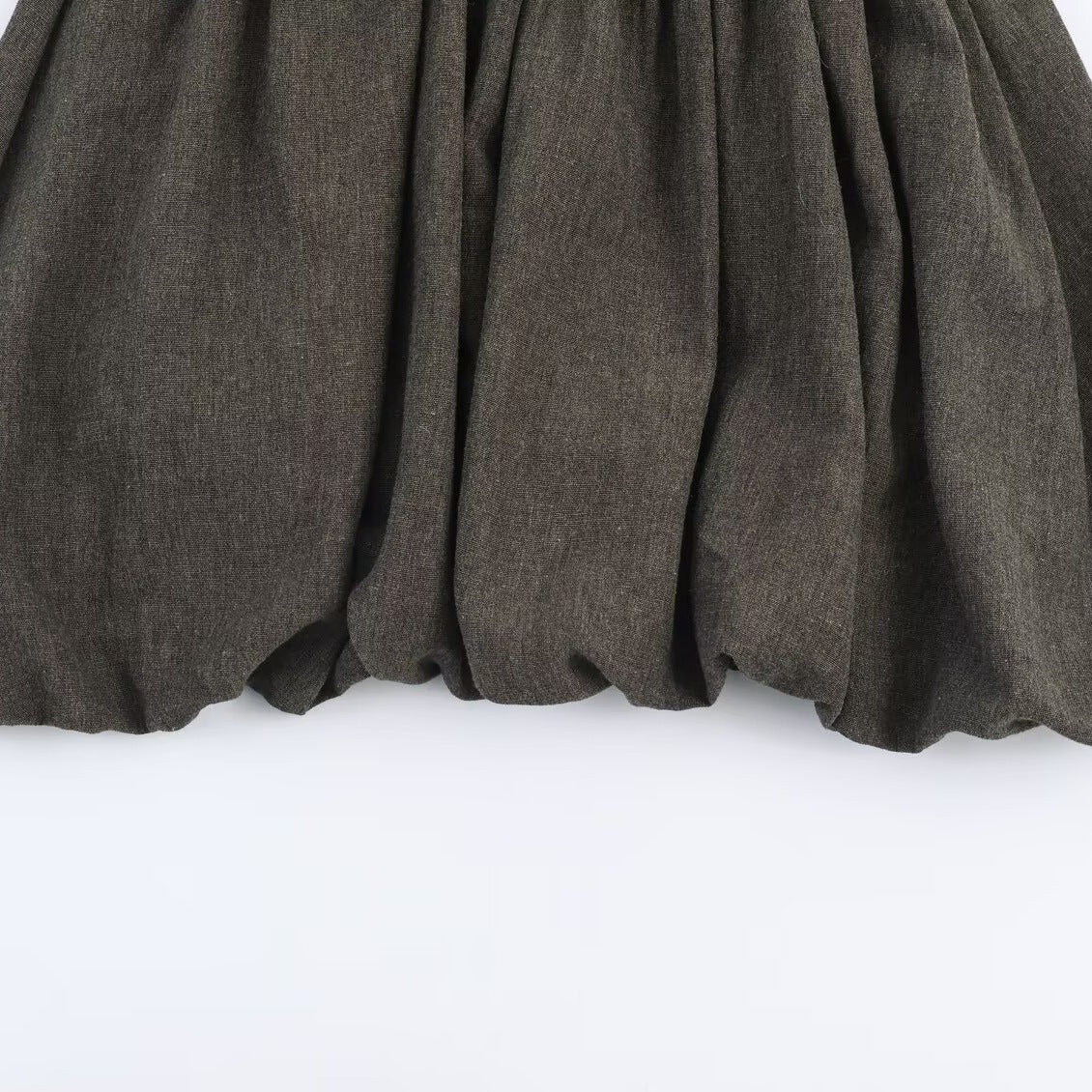 Style New Women's Versatile Balloon Silhouette Mini Dress