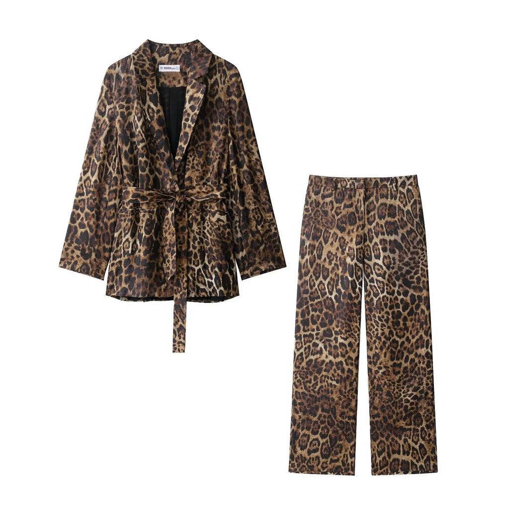 Jacquard suit jacket+Jacquard pants set