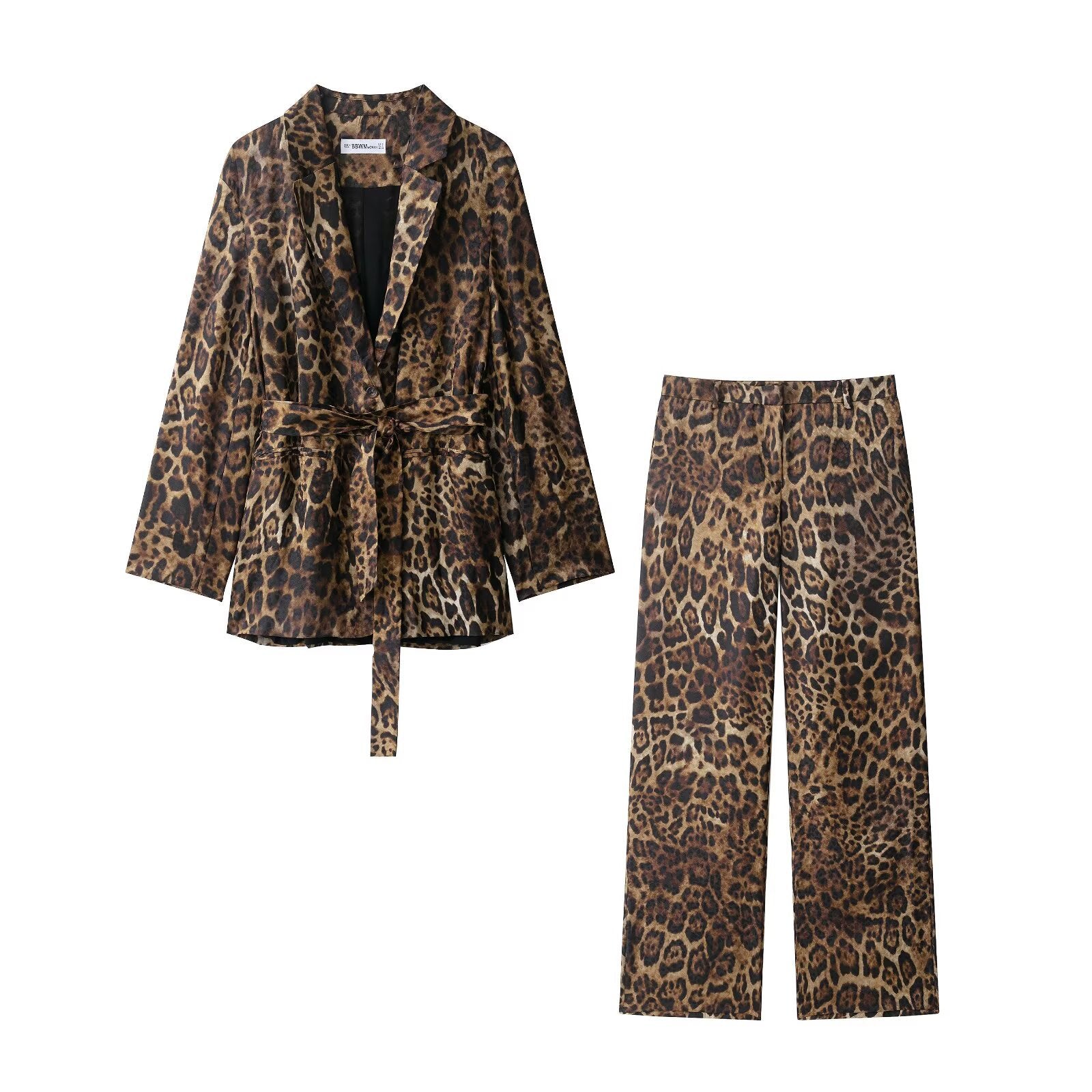 Jacquard suit jacket+Jacquard pants set