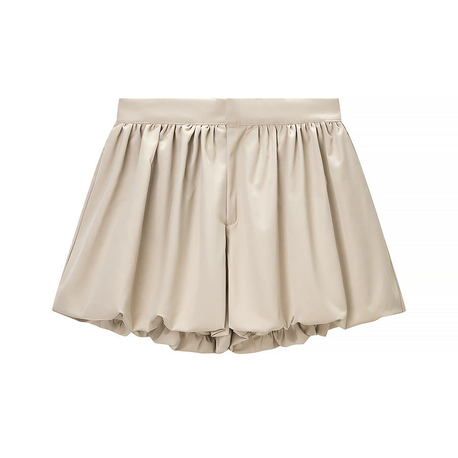 Collar short jacket+short skirt set