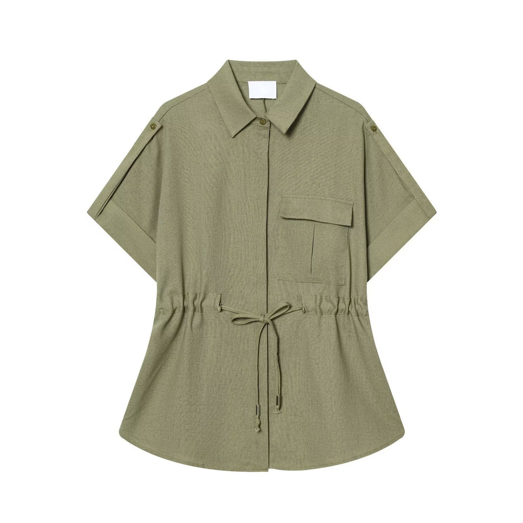 Casual top+casual straight leg pants set