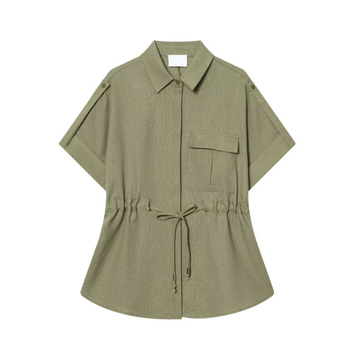 Casual top+casual straight leg pants set