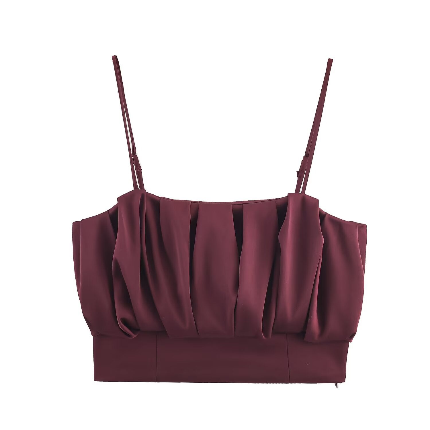 Women's New Arrival Balloon Silhouette Strap Top with Lantern Pants