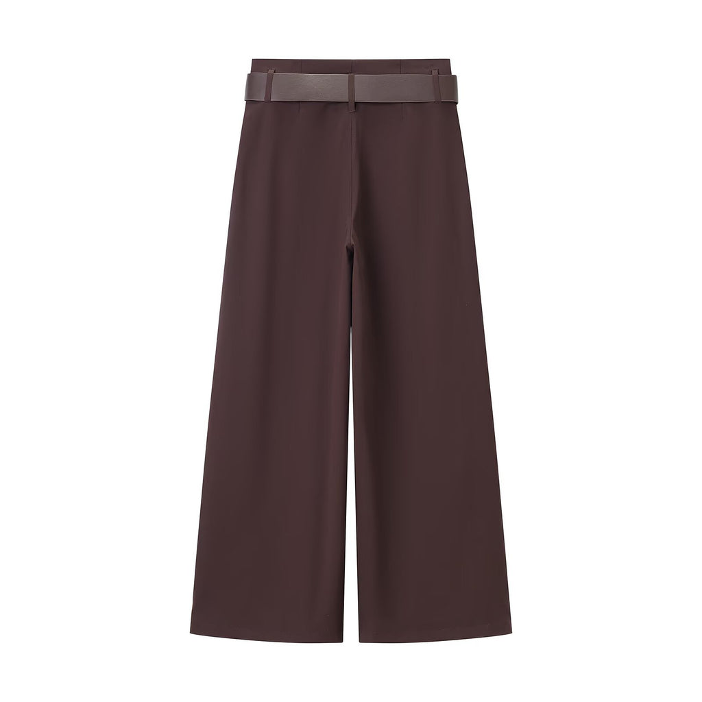 Style New Women's Fashionable Loose Trousers with Belt