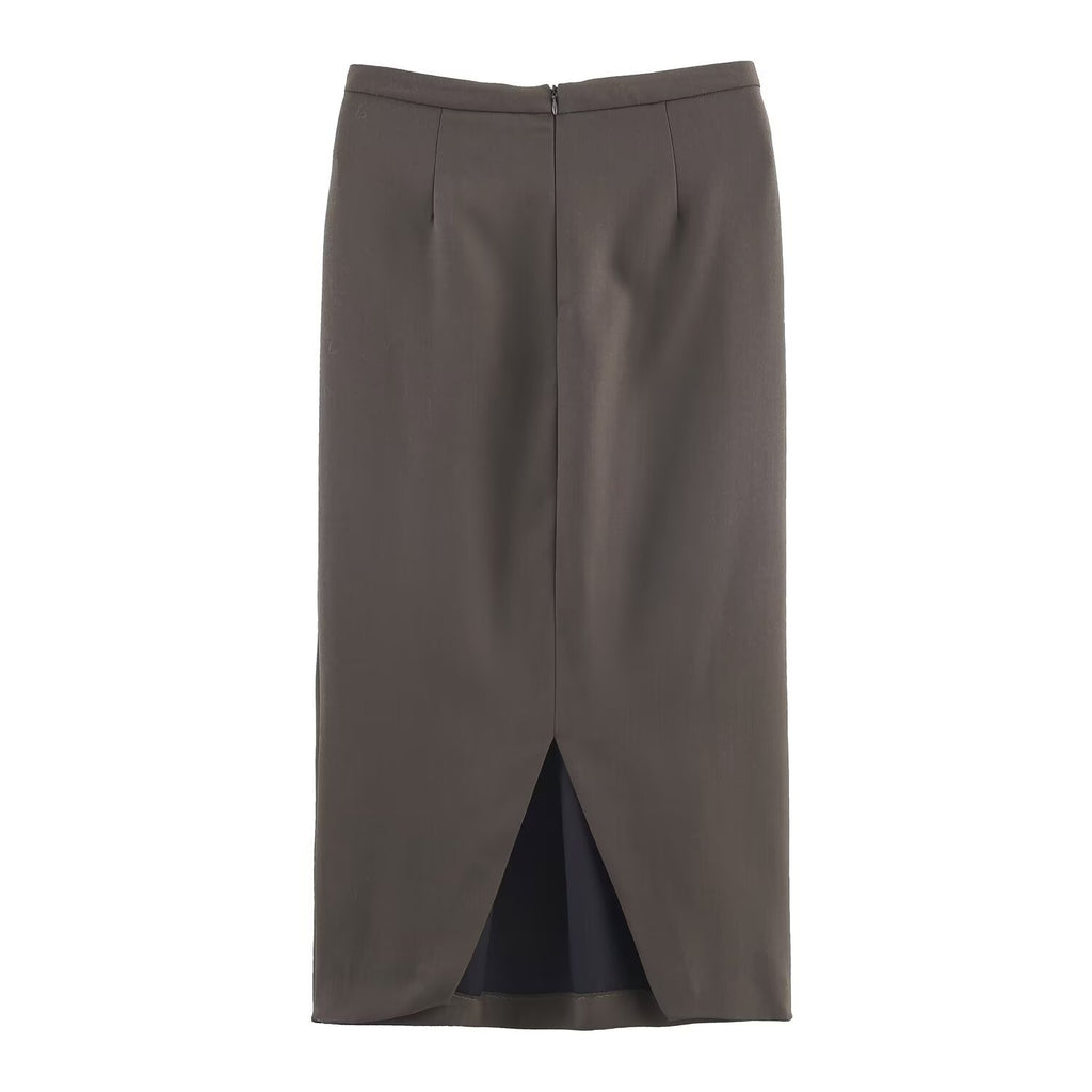 Blended suit jacket+skirt set