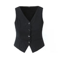 New women's fashion striped slim fit vest vest vest vest with vest lace and pleated skirt